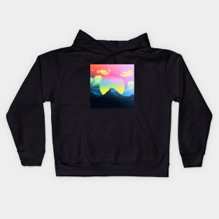 Lanscape Abstract Kids Hoodie